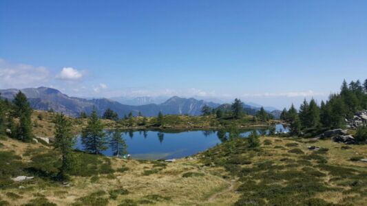 Aussicht bei Laghetto Salei