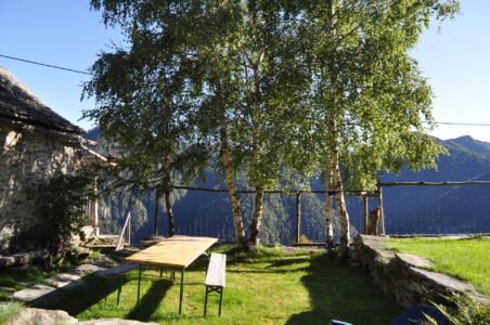 Garten und Sitzplätze im sonnigen Jenny
