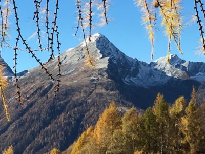 Pizzo Ruggia mit Schneebedeckter Spitze