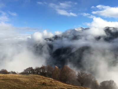 Wolkenspiel an den Hängen